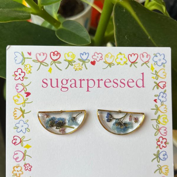 Forget me not and Heather Studs